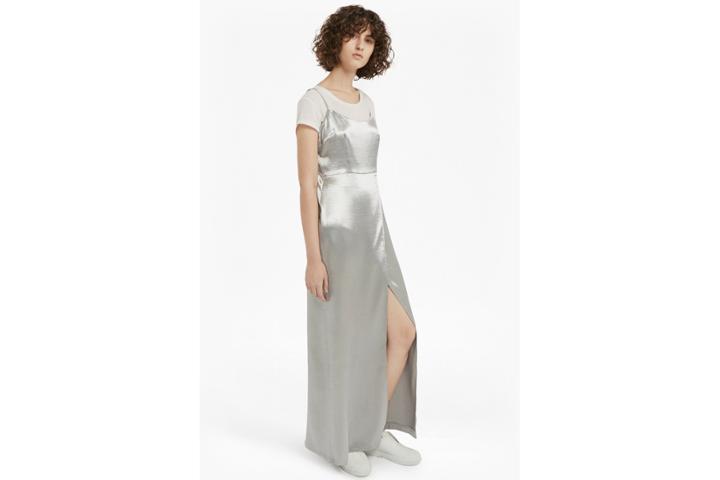 French Connection Kate Shine Strappy Maxi Dress