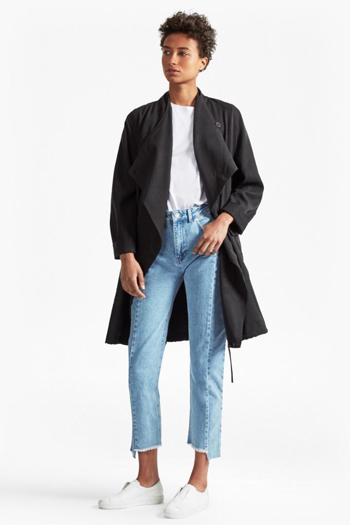 French Connection Lulu Drape Duo Neckline Jacket