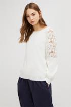 French Connenction Ortice Lace Knit Jumper