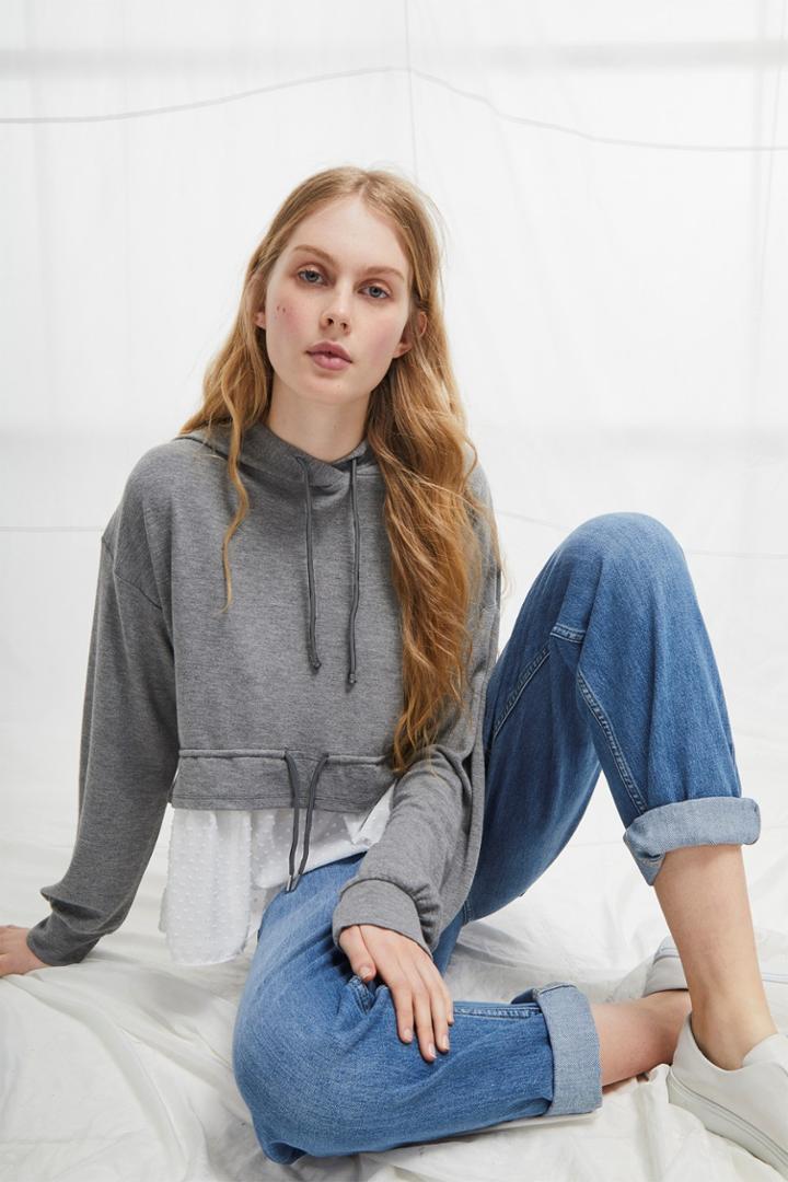 Fcus Cantin Double Face Jersey Hooded Top