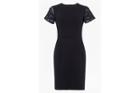 French Connection Whisper Ruth Round Neck Bodycon Dress