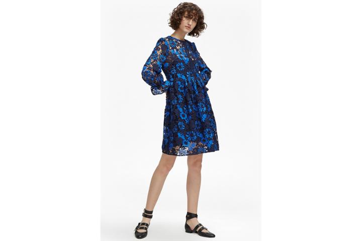 French Connection Musea Lace Flared Dress