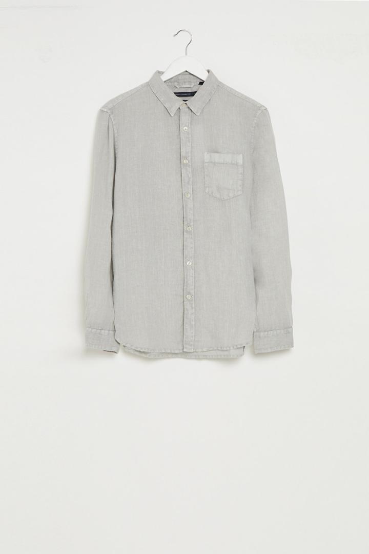 French Connenction Garment Dyed Linen Shirt