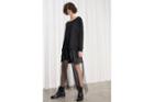 French Connection Annabelle Pleated Mesh Jersey Dress