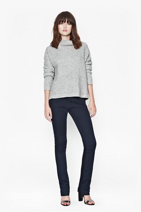 French Connection Navy Royal Slim Boot Cut Jeans
