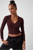 French Connection Olina Knitted V-neck Top