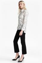 French Connection Manzoni 3d Floral Lace Shirt