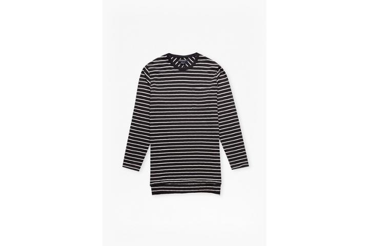 French Connection Slub Jersey Longline Top