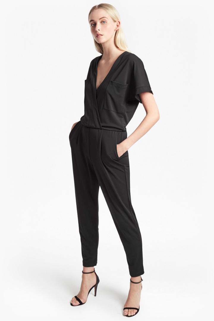 Fcus Elsa Draped Jersey Jumpsuit