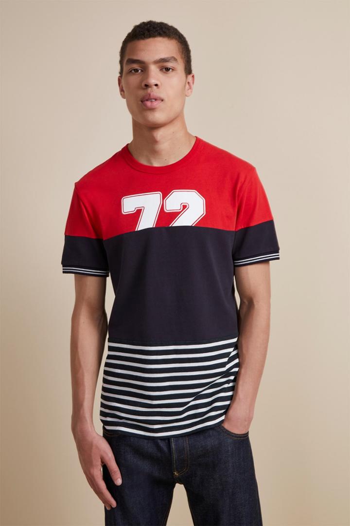 French Connenction Muddled Jersey T-shirt