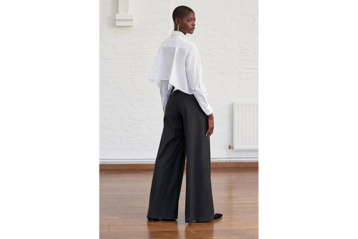 French Connection Southside Loose Tie Back Shirt