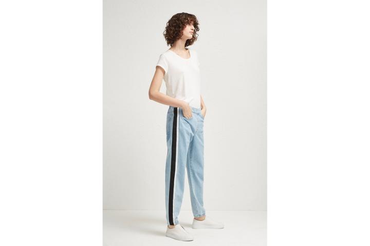 French Connection Theo Denim Track Pants