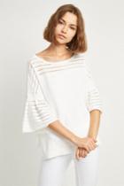 French Connenction Luna Knit Fluted Sleeved Sweater