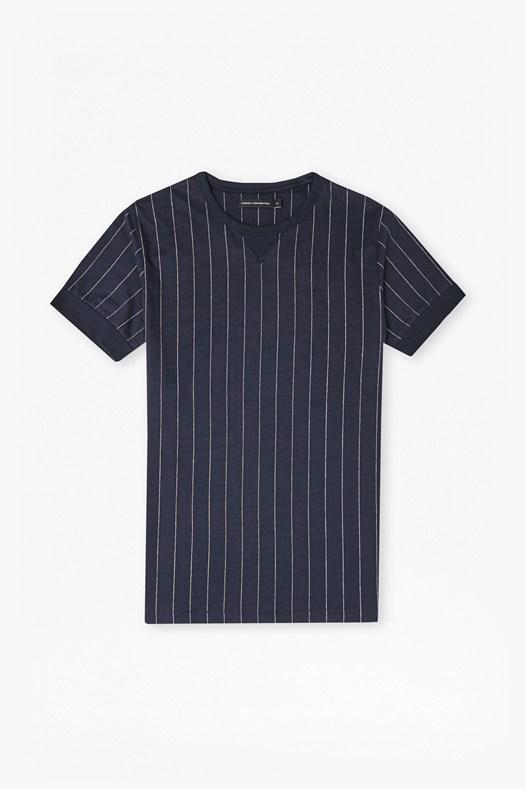 French Connection Skyray Stripe Contrast Detail T-shirt