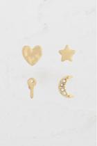 French Connenction Charm Stud Earring Set