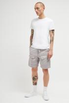 French Connenction Garment Dyed Cotton Linen Shorts