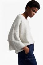 Fcus Urban Flossy Ruffle Sleeve Jumper