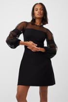French Connection Paulette Puff Sleeve Dress