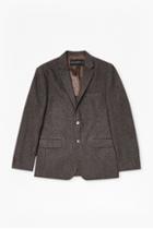 French Connection Washed Herringbone Tweed Blazer