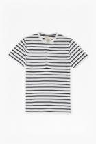 French Connection Jean Stripe Henley T-shirt