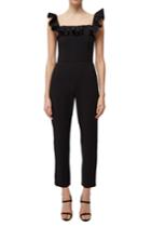 French Connenction Whisper Ruth Off The Shoulder Jumpsuit