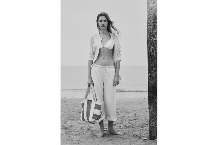 French Connection Salt Water Denim Culottes