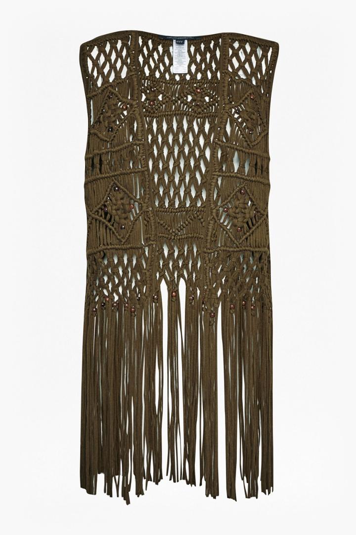 French Connection Tiger Lily Knots Waistcoat