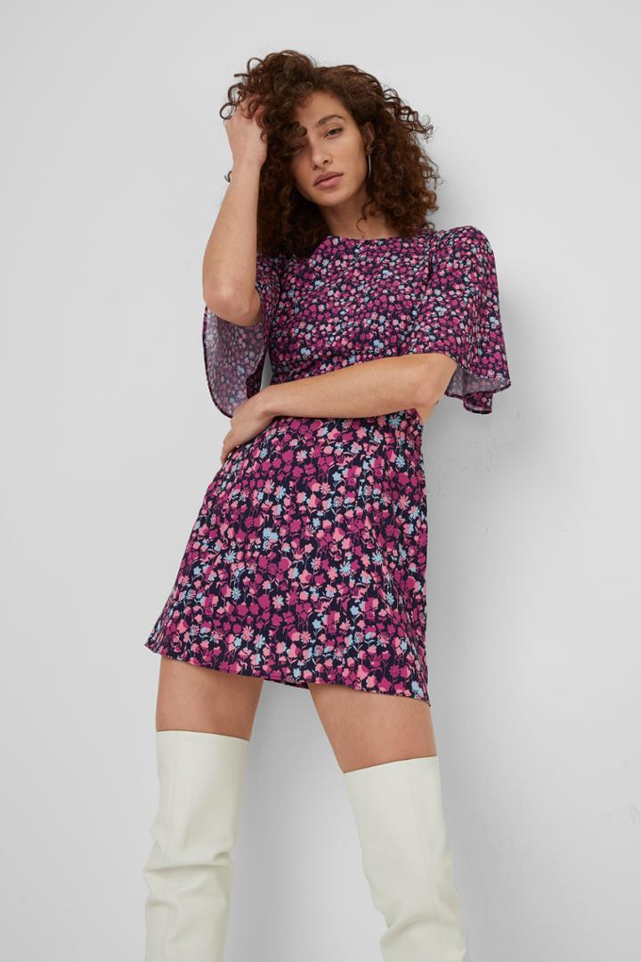 French Connection Bethany Verona Crepe Mini Dress