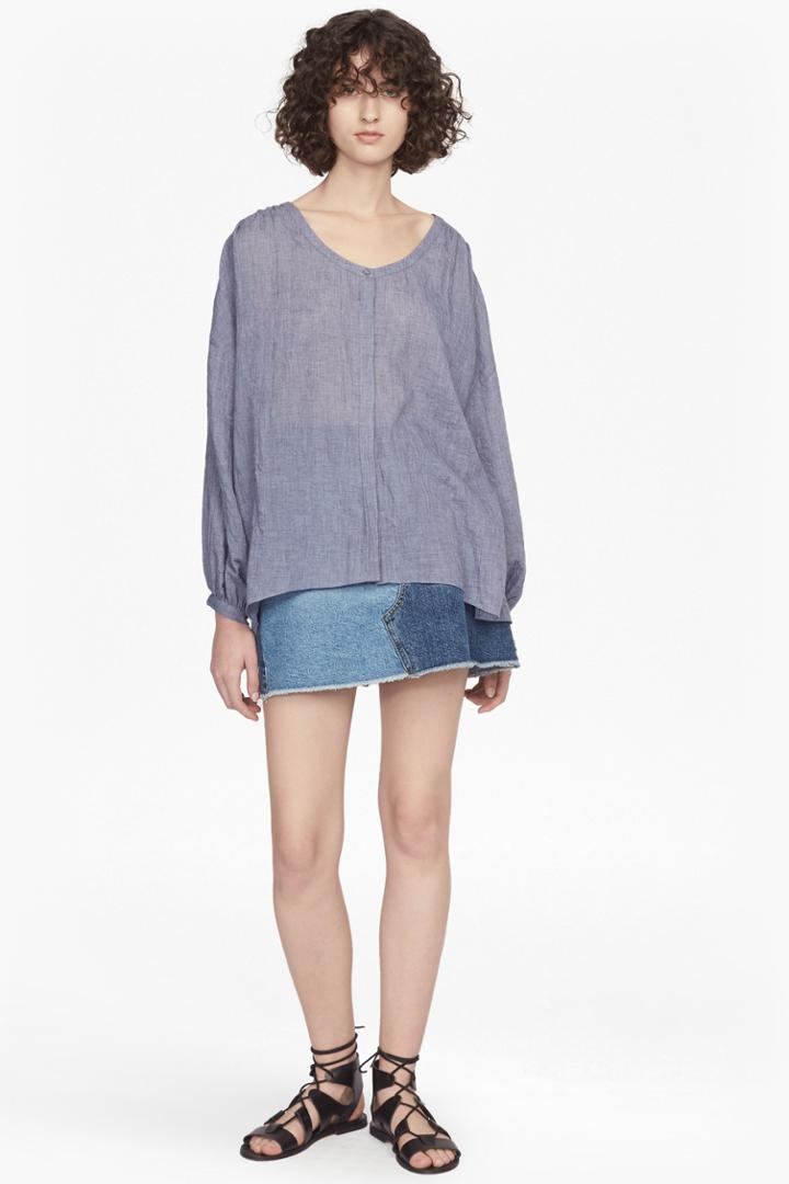 Fcus Betsy Draped Scoop Neck Top