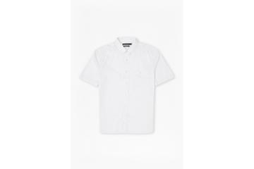 French Connection Lifeline Soft Striped Short Sleeve Shirt