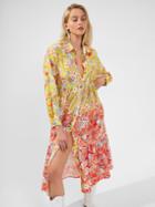 French Connection Blossom Tiered Button Front Dress
