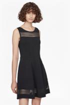 Fcus Tobey Crepe Knit Mini Skater Dress