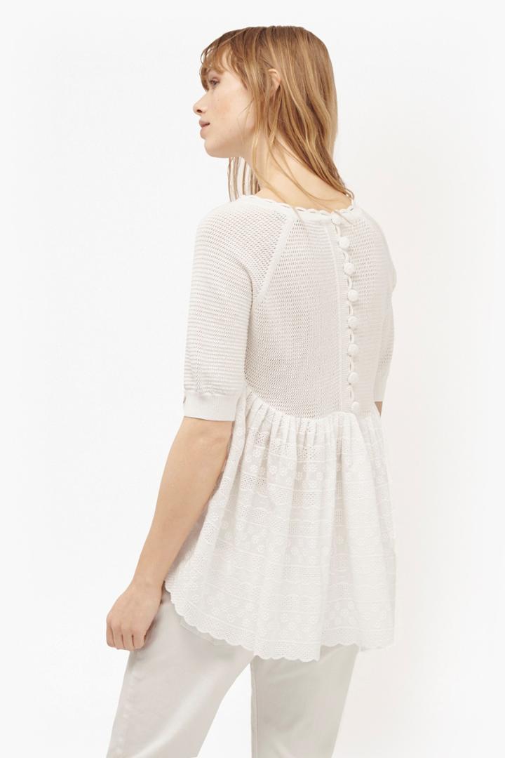 French Connection Celia Scallop Knitted Jumper