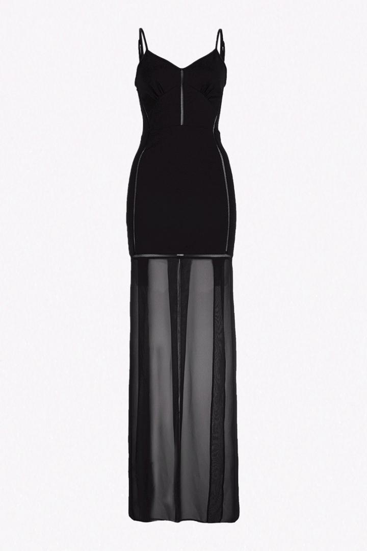 French Connection Chantilly Bow Strappy Maxi Dress