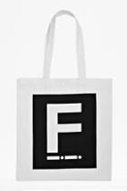French Connection F Canvas Shopper