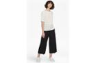 French Connection Bernice Velvet Stripe Jersey T-shirt