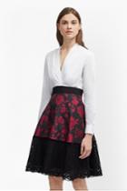 French Connection Beatrice Brocade Shirt Dress