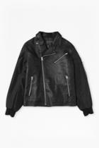 French Connection Free Wheeler Faux Leather Jacket