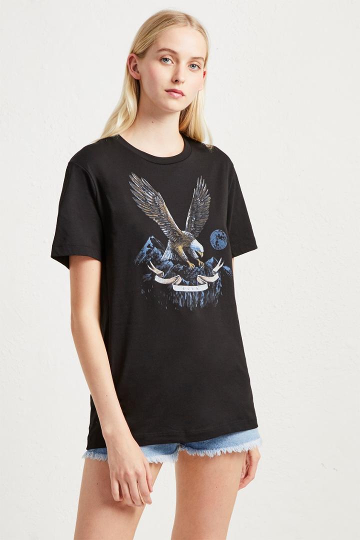 French Connenction Eagle Graphic T-shirt