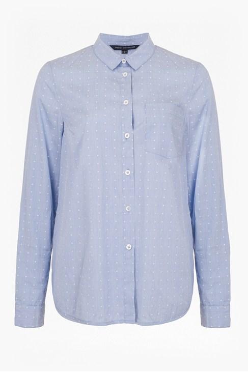 French Connection Dotty Pin Cotton Top