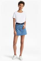French Connection Mia Blue Denim Mini Skirt
