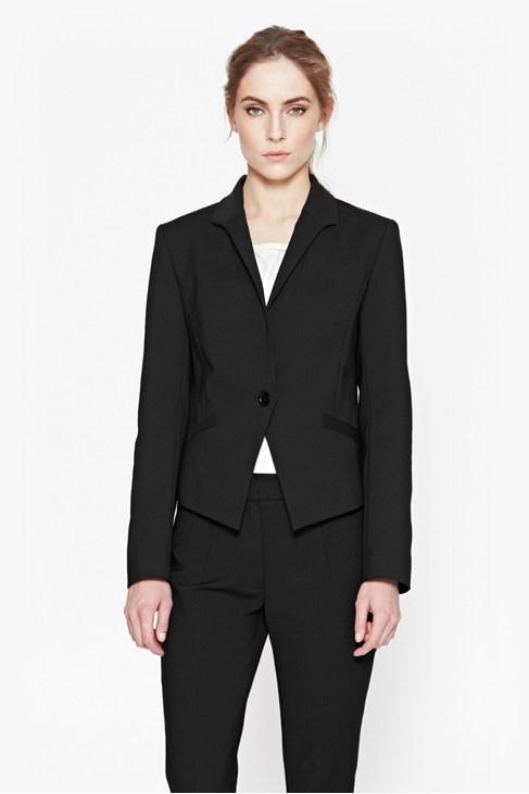 French Connection Glass Stretch Fitted Jacket