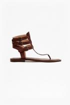 French Connection Imanna Leather Gladiator Sandals