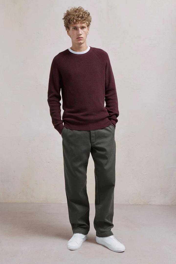 Fcus Winter Cotton Rib Knit Jumper