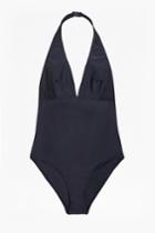 French Connenction Core Quick Dry Halter Swimsuit