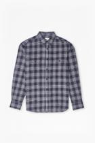 French Connection Blue Monday Check Shirt