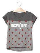 Gap Gapkids X Red Statement Tee - New Heather Grey