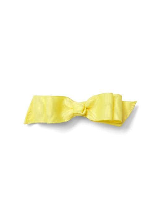 Gap Small Bow Hair Clip - Lemon Drop Yellow