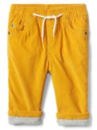 Gap Pull On Cord Pants - Gold Nugget