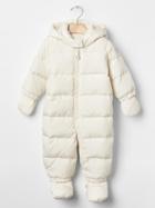 Gap Warmest Down Snowsuit - Ivory Frost